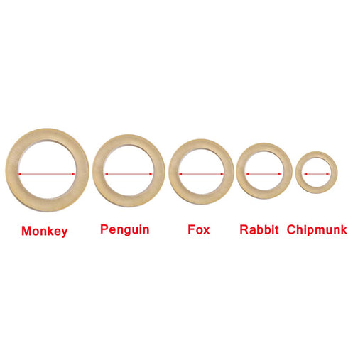 Angzhili 10 Bag Dental Orthodontic Rubber Bands, Elastic Rubber Bands, Orthodontic Supply 3.5 Oz (3/16")