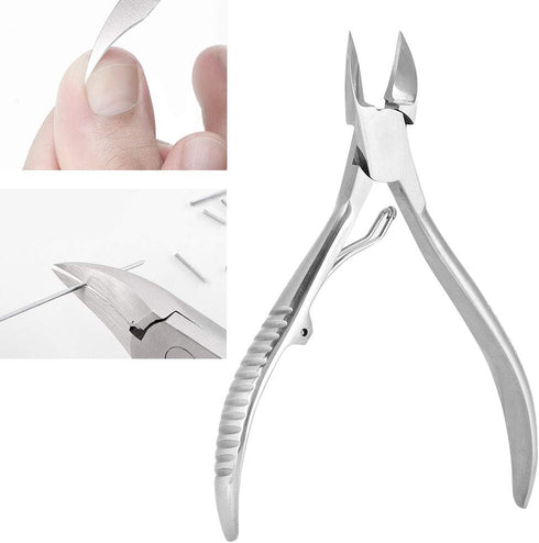 Nail Nipper and Trimmer - Stainless Steel Cuticle Nipper for Manicure and Pedicure Care Tool