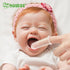 haakaa 2PK Silicone Baby Finger Toothbrush Set, 360º Bristle for Newborn Oral Gum Cleaning