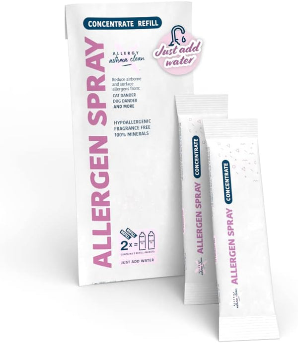 Allergen Spray Concentrate 2 Pack - Use Your Own Bottle, Over 64oz Total