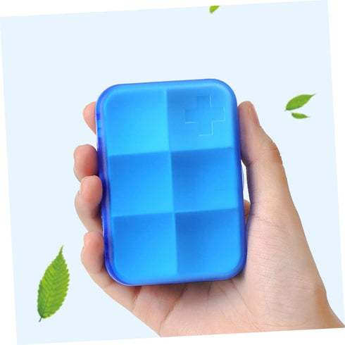 HOODANCOS 1Set Portable Medicine Storage Case with Compartments Travel Friendly Organizer for Pills and Capsules