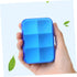 HOODANCOS 1Set Portable Medicine Storage Case with Compartments Travel Friendly Organizer for Pills and Capsules