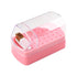 2 in 1 Pink Nail Drill Bit Holder and Cleaner Brush Case, 30 Holes Dust-proof Nail Bit Organizer Storage Box