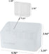 UNIKON Eunion Clear Makeup Organizer, Small Countertop Caddy Storage Bins for Cosmetics, Cabinet Holder