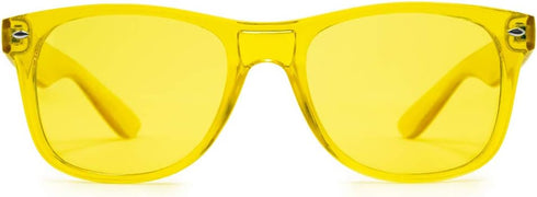 PURPLE CANYON Yellow Color Therapy Glasses for Chakra Healing, Chromotherapy, and Mood Enhancement