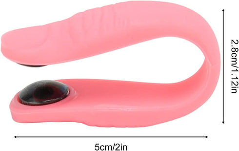 GLOGLOW 2Pcs Mouth Clips, Wearable Acupressure Hand Clip for Headache Pain Relief
