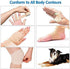 JIAKAI 6pc-1 Inch Wide Skin Colour Elastic Self- Adhesive Bandage Finger Tape,Wrap Bandages, for Wrist and Ankle