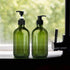Yebeauty Pump Bottles, 17oz/500ml Liquid Soap Dispenser, Large Empty Plastic Refillable Containers, 2 Pack Green