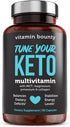 Vitamin Bounty Tune Your Keto Multivitamin, 90 Capsules, Keto-Specific Nutritional Support with Magnesium & Potassium