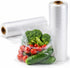 Kitchsy 18x24 Produce Bags Roll, 250 Count Clear Plastic Food Bags for Fruits,