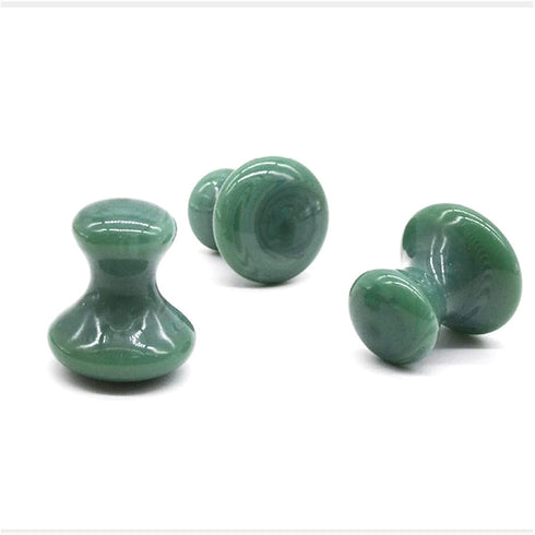 MESKEL Set 4) Gua sha Scraper Board Natural Jade Guasha Stone Board Facial Eye Guasha Plate Jade Face Massager Scraper