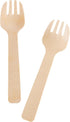 Hedume 500 Pack Disposable Wooden Sporks, 4" Biodegradable Compostable Birchwood Utensils for Dessert and Appetizers