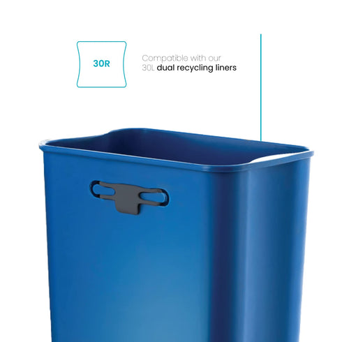 Home Zone Living 8 Gallon Kitchen Trash Bags, Heavy Duty Drawstring Handles, Custom Fit Design for 30 Liter Dual