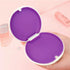 Alliph Slim Retainer Case Traveling Retainer Holder Mouth Guard Case Magnetic Close Water Proof Denture Case with 1 Remover Tools 1 Chewies and Rubber pad (Hi-Purple)
