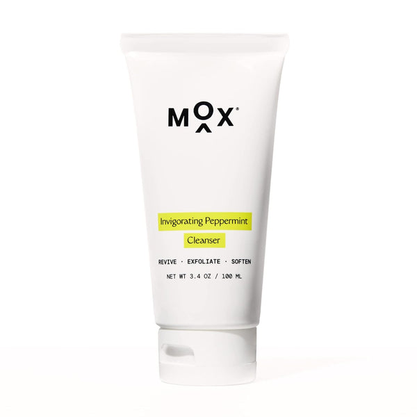 Mox Skincare Hydrating Mint Face Cleanser (3.4 oz) | Daily Exfoliating Face Wash with Salicylic Acid to Unclog Pores