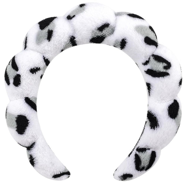 Spa Headbands for Face Washing, Makeup, and Skincare - Terry Cloth Headband for Mask and Skin Treatment