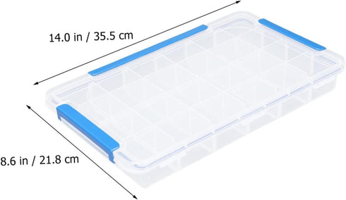 Portable Weekly Pill Organizer - Divided Plastic Case for Easy Tablet Storage