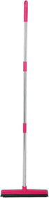 Carpet Hair Removal Broom with 48'' Telescoping Handle, Rubber Broom Carpet Rake for Pet Hair Dust Removal, Daily