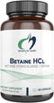 Designs for Health Betaine HCl with Pepsin - 750mg Digestive Enzyme Supplement, 120 Capsules