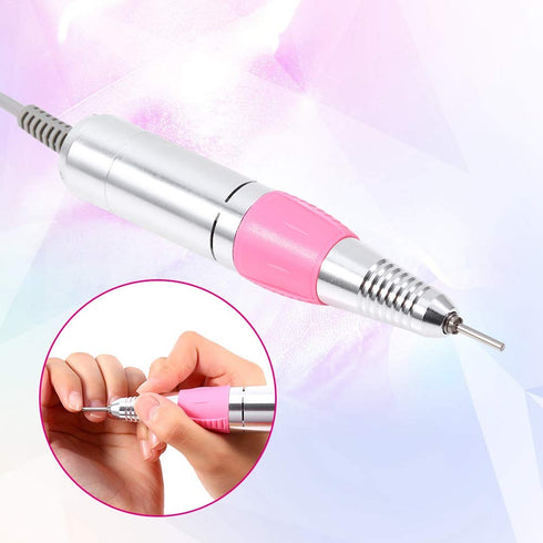 Nail Drill Handle, 30000RPM Electric Nail Art Drill Handpiece Replacement Pen for Salon Home Manicure Tool