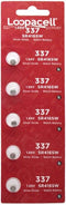 337 (SR416SW) Silver Oxide Battery, Pack of 5 Batteries