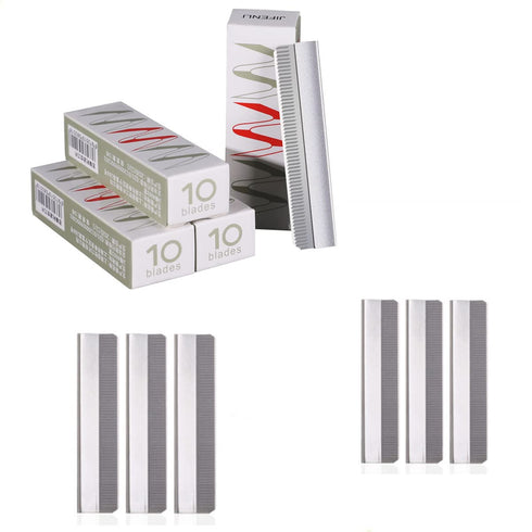 Single Edge Razor Blades, 60PCS Stainless Steel Eyebrow Razor Blade Replacement