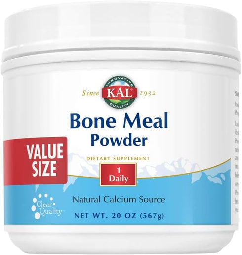 KAL Bone Meal Powder | Edible & Sterilized Supplement Rich in Calcium, Phosphorus, Magnesium for Bones, Teeth, Nerves