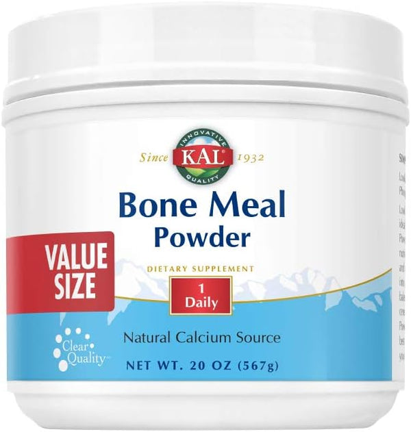 KAL Bone Meal Powder | Edible & Sterilized Supplement Rich in Calcium, Phosphorus, Magnesium for Bones, Teeth, Nerves