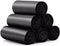 Heavy Duty Recycled Trash Bin Liners 100 Count - 9-14L Black Refuse Sacks for Kitchen and Bathroom