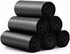 Heavy Duty Recycled Trash Bin Liners 100 Count - 9-14L Black Refuse Sacks for Kitchen and Bathroom