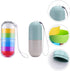 PERSELOSO 2 7 Pieces Day Pill Organizer Case with Sealed Compartments, Portable Weekly Medicine Storage Box for Travel