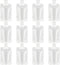 YASUOA 12 Pieces 100ml Leakproof Travel Pouches - TSA Approved Empty Stand Up Pouch for Toiletries