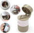 Pill Cutter Grinder Splitter, Multifunction 4 in 1 Portable Round Tablet Pill Pulverizer, Daily Travel Pill Organizer