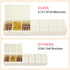 2Pack Weekly Pill Organizer, Extra Large 7 Days Pill Cases for Travel, Fish Oil, Calcium Tablets