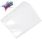 Wakauto Gusseted Poly Bread Bags with 200pcs (15x23cm) Mixed Color Twist Ties,
