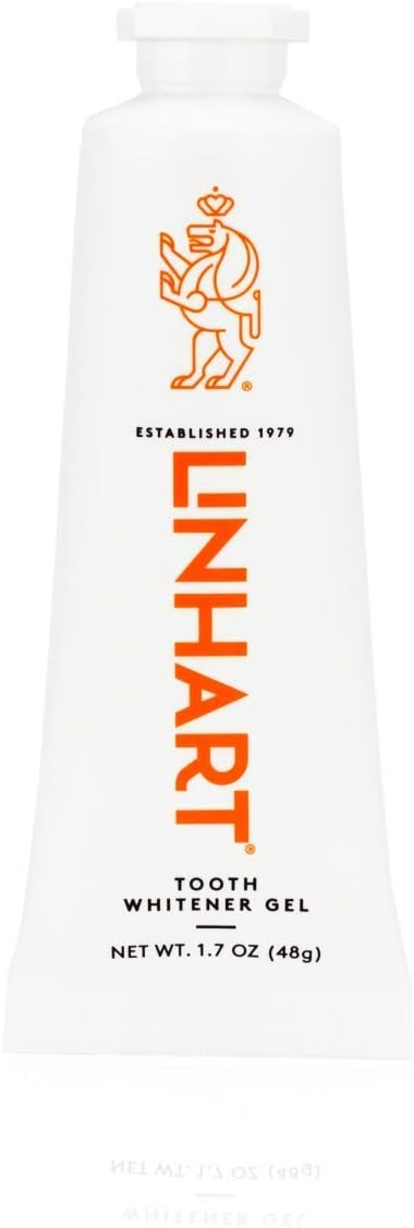 LINHART Teeth Whitener Gel with Hydrogen Peroxide, Effective Tooth Whitener for Sensitive & Normal Teeth