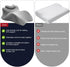 kaobbfacai Wedge Pillow for Couples Intimacy, Spine & Hip Alignment Position Cushion, Memory Foam Lift Pillow for Adult