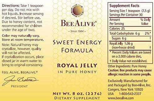 Royal Jelly & Honey Sweet Energy Blend (Queen's Harvest)