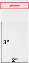 100 Bags - 2" x 3" Crystal Clear Protective Closure Bags with Self Adhesive Flap, Resealable