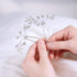 Unicra Bride Wedding Crystal Hair Pins Bridal Rhinestone Hair Pieces for Women and Girls Pack of 2 (A-Silver)