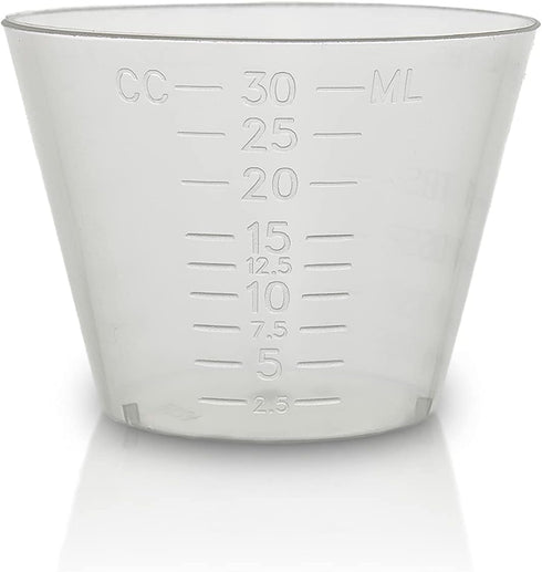200ct, 1oz Flexible Graduated Measuring Medicine Cups, Non-Sterile, Semi-Clear, Easy Read