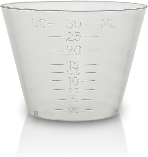 200ct, 1oz Flexible Graduated Measuring Medicine Cups, Non-Sterile, Semi-Clear, Easy Read