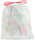 Commander 13 Gallon 0.9 MIL White Tall Kitchen Garbage Bags, Pack of 44, 24" x 27", for Home, Kitchen, Bathroom