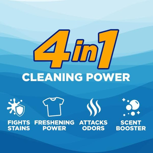 HAMMER 174 oz, 174 ARM & Liquid Laundry Detergent, Clean Burst Fresh, fl Loads