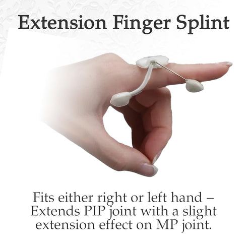 LMB Spring Finger Extension Splint, Assists in Extending PIP Joint with Slight Extension Effect on MP Joint, Size AA