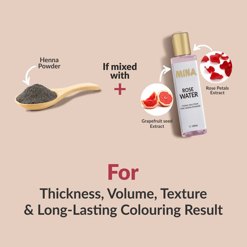 MINA ibrow Hair Color Pack & Coloring Tint Kit - Up to 6 Weeks, Blonde + Brush