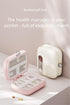 Pwhite 7-Compartment Portable Pill Organizer, Mini Travel Case Moisture-Proof Medication Organizer for Vitamins