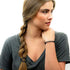 Kitsch Spiral Hair Ties for Women - No Crease Hair Tie, 8pcs Brunette, for Thick and Thin Hair