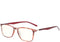 JOSCHOO Computer Reading Glasses, Blue Light Blocking Readers for Men and Women (Red Stripe, 1.25)