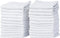 60 Count Pure White Terry Wash Cloth, 12 x 12 Inches, Ideal for Home, Auto, Kitchen, Commercial Grade Rags
